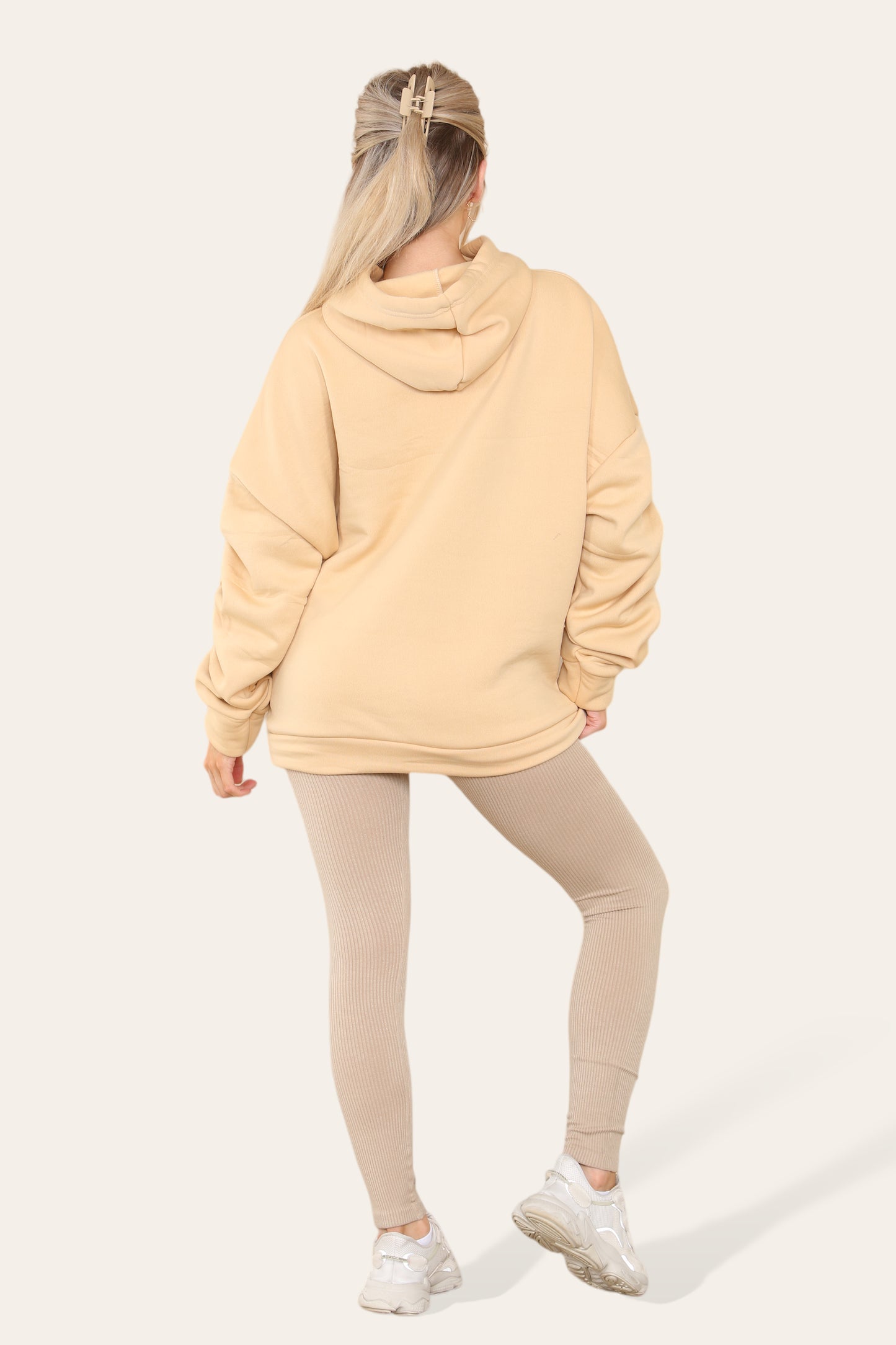 OVERSIZED RUCHED HOODIE & LEGGING SET