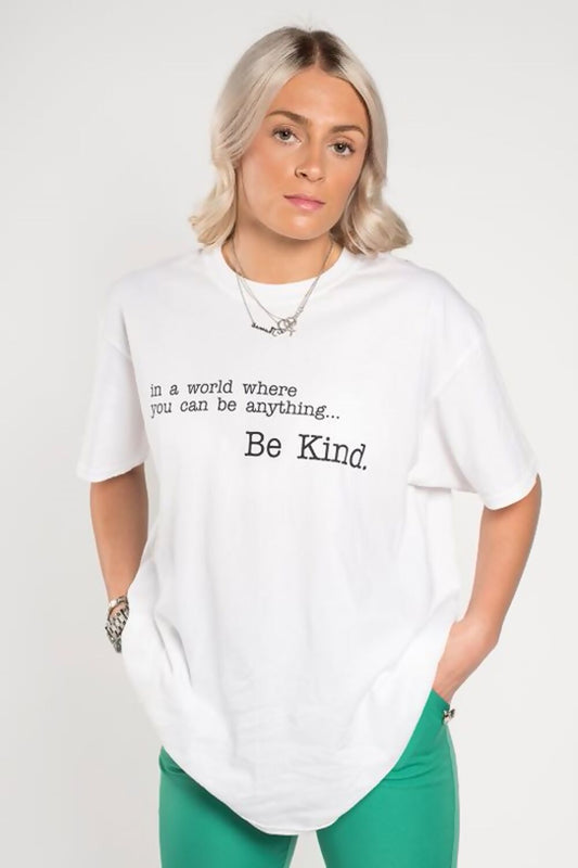 PLUS SIZE BE ANYTHING BE KIND T-SHIRT